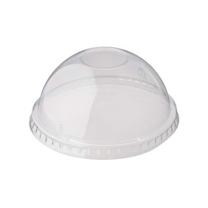 georgia-pacific dixie® dome lid for 14-24 oz pete cold cups, df1424pet, clear, 100 lids per sleeve, 10 sleeves per case