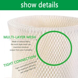 Lxiyu 4-Pack Replacement Humidifier Wick Filter Compatible with Emerson MAF-1, Fits MA0950, MA1200, MA1201, MA09500, MA12000, MA12001, MA12010