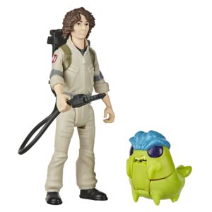 ghostbusters fright features trevor figure with interactive ghost figure and accessory, toys for kids ages 4 and up, great gift for kids