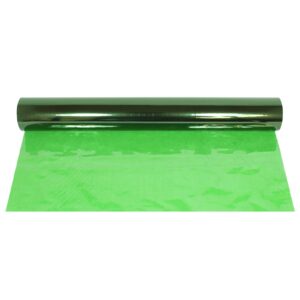 Cellophane Wrap Roll Green | 100’ Ft. Long X 16” in. Wide | 2.3 Mil Thick Transparent Green | Gifts, Baskets, Arts & Crafts, Treats, Cellophane Wrapping Paper | Colorful Cello Christmas, Holiday Color