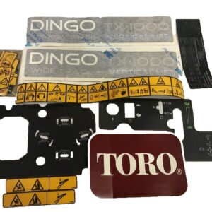 Decal Kit for Toro Dingo 1000 Narrow and Wide Track