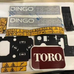 Decal Kit for Toro Dingo 1000 Narrow and Wide Track