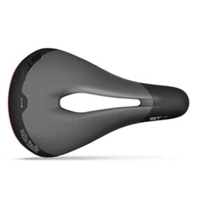 selle italia, st 7 vision superflow, saddle, 250 x 165mm, unisex, 395g, black/hi-viz (093l801mec001)