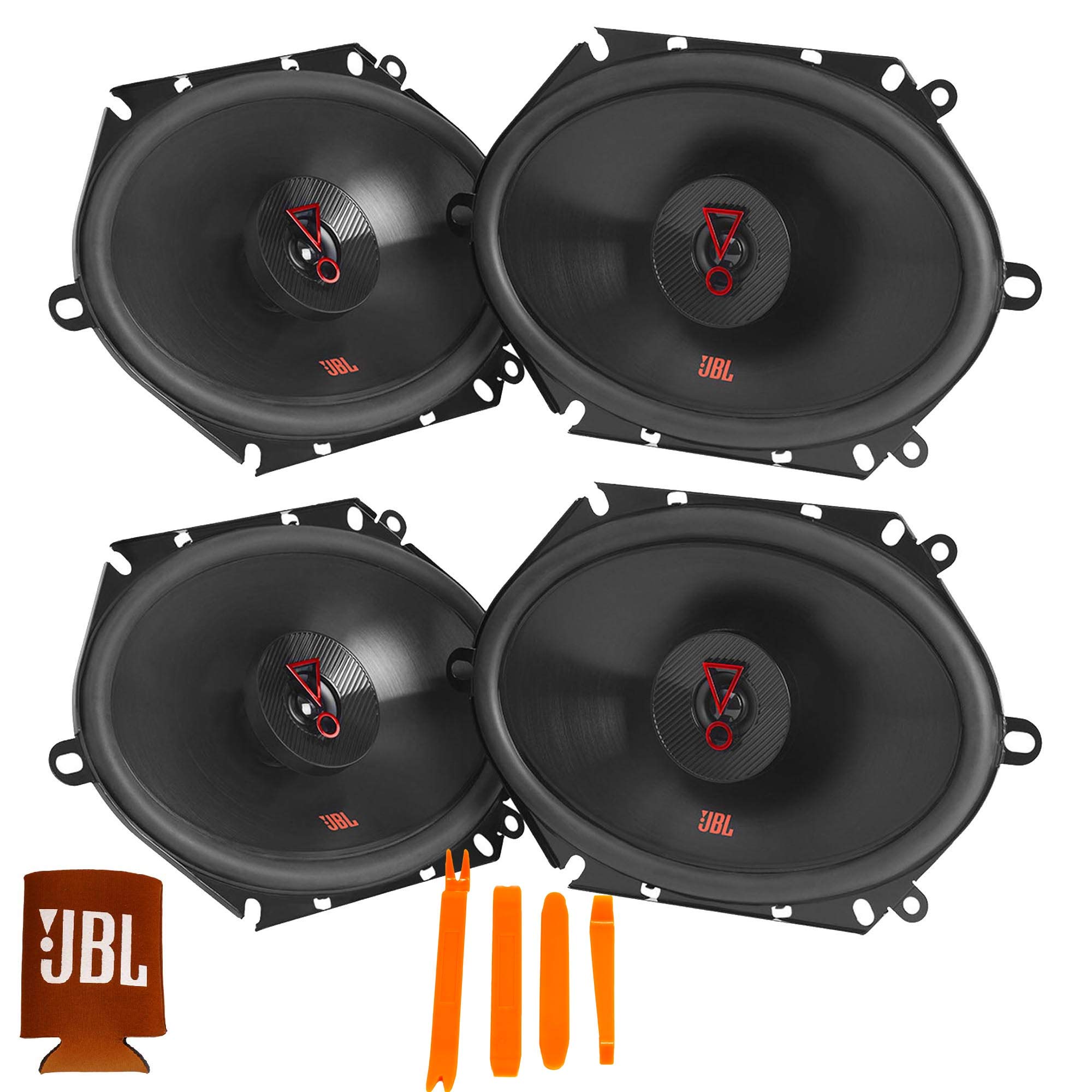 JBL STAGE3 2-Pairs of Stage3 8627AM 5x7 2-Way Coaxial Speakers