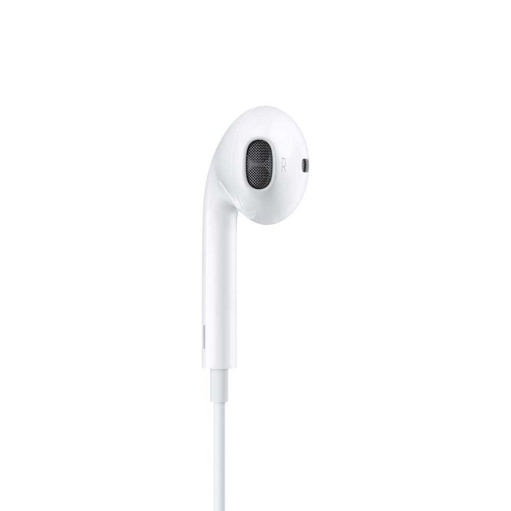 Apple EarPods in-Ear Earbuds with Mic and Remote Earbud Headphones White with Lightning to 3.5 mm Headphone Jack Adapter (Renewed)