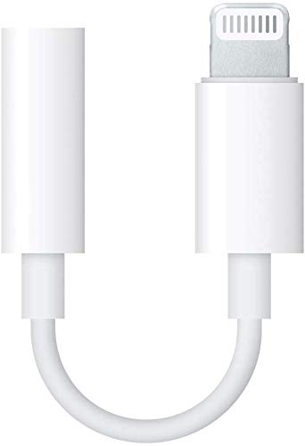 Apple EarPods in-Ear Earbuds with Mic and Remote Earbud Headphones White with Lightning to 3.5 mm Headphone Jack Adapter (Renewed)