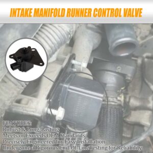 RANSOTO 911-902 Intake Manifold Runner Control Valve IMRC Compatible with Dodge Caliber Journey Avenger Jeep Compass Patriot Chrysler Sebring 1.8L 2.0L 2.4L Replace Part Number 4884549AD (Black)