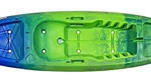 perception Kayaks Zip 9.5 | Sit on Top Kayak for All-Around Fun | Stable and Fast | Rear Storage with Tie Downs | 9' 6" | Earth