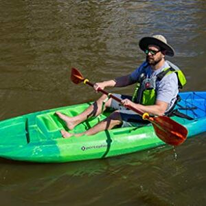 perception Kayaks Zip 9.5 | Sit on Top Kayak for All-Around Fun | Stable and Fast | Rear Storage with Tie Downs | 9' 6" | Earth