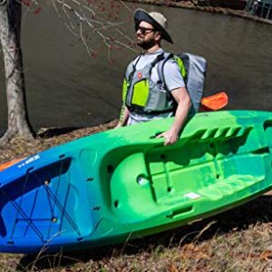 perception Kayaks Zip 9.5 | Sit on Top Kayak for All-Around Fun | Stable and Fast | Rear Storage with Tie Downs | 9' 6" | Earth