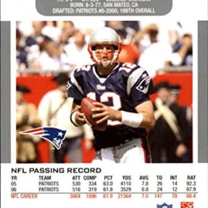 2007 Topps Co-Signers #4 Tom Brady NFL Football Trading Card Patriots