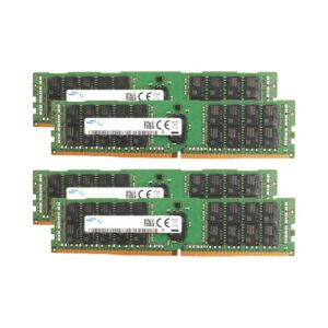 samsung memory bundle with 128gb (4 x 32gb) ddr4 pc4-19200 2400mhz memory compatible with dell poweredge r430, r630, r730, r730xd, t430, t630 servers