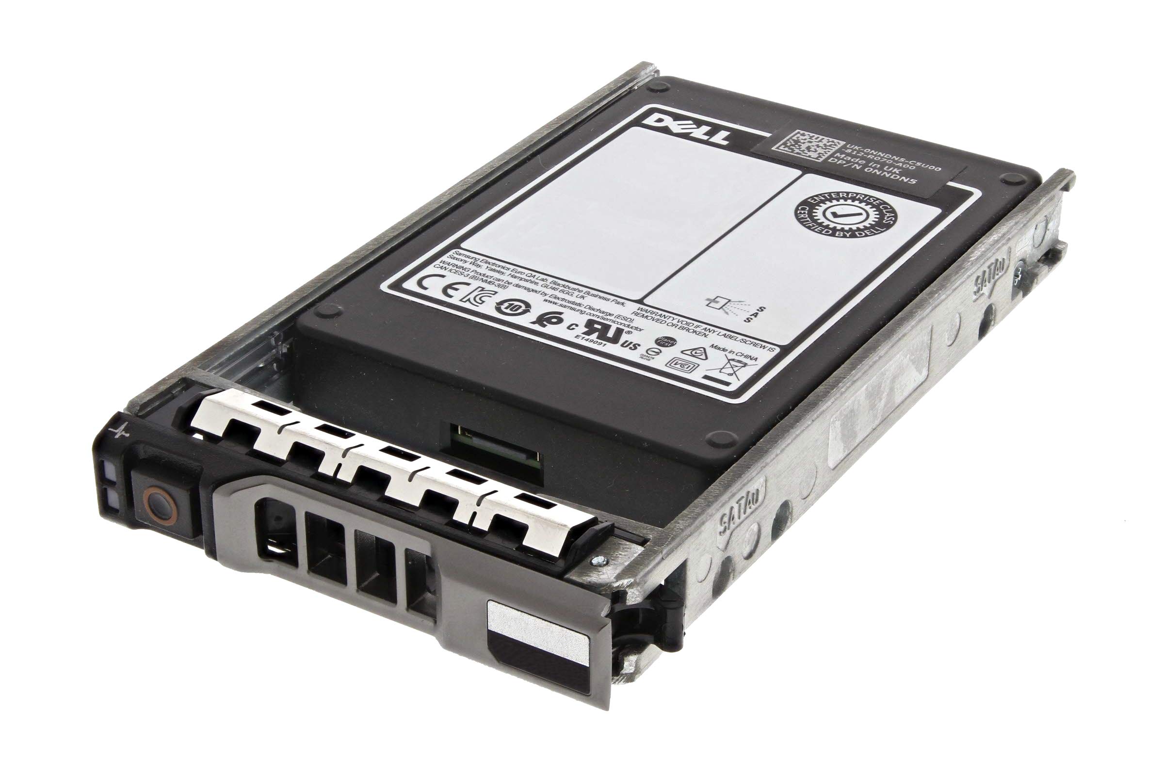 Dell 1.6TB 6Gb/s 2.5" SATA Solid State Drive Bundle with Tray, Compatible PowerEdge T610, T620, T630, T410, T420, T430 Servers