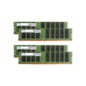 samsung memory bundle with 128gb (4 x 32gb) ddr4 pc4-21300 2666mhz memory compatible with dell poweredge r440, r640, r740, r740xd, t440, t640 servers