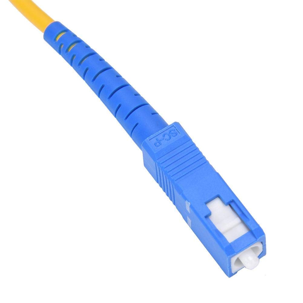 OTDR Launch Cable Dead Zone Kit, SC/UPC-SC/UPC Fiber Optic Launch Cable Single Mode 500M with Storage Box