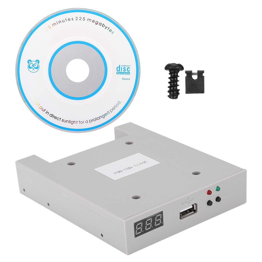 USB Floppy Emulator, 3.5" FDD UDD U144K 1.44MB USB SSD Floppy Drive Emulator for Industrial Controllers