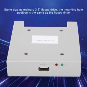 USB Floppy Emulator, 3.5" FDD UDD U144K 1.44MB USB SSD Floppy Drive Emulator for Industrial Controllers