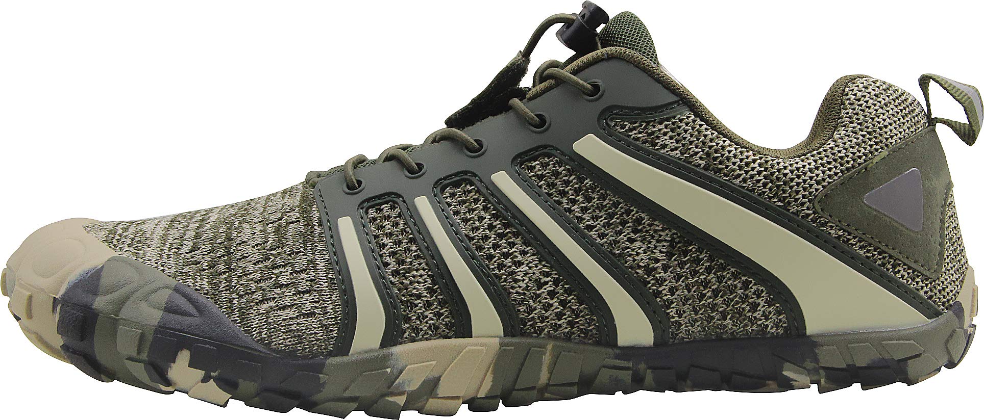 Oranginer Men's Barefoot Shoes Lightweight Athletic Trail Running Shoes Men Camouflage Size 10