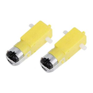 Gump's grocery 2PCS Gear Motor for Arduino Intelligent Car Gear Motor TT Motor Robot DC 3V-6V 1:48