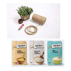 Natural Jute Twine 2000 Feet 3 Ply Arts Crafts String 6 Rolls Packing String for Gifts Wrapping Gardening Decorations Picture Display