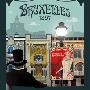 Geek Attitude: Burxelles 1897, Board Game, Sequel to Bruxelles 1893, 2 to 4 Players, 45-60 Minute Play Time, For Ages 10 and up