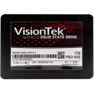 VisionTek PRO HXS 7mm 2.5 Inch SATA III SSD - 1TB - Desktops, Laptops, Mac Systems