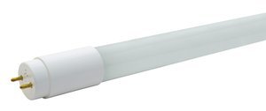 ge 20 pieces 35772 led18et8/g4/850 glass led tube lamp, plug n play ballast needed, frosted, 5000k (stark white), g13 base, 80 cri, 2200 lumen, dlc, ul