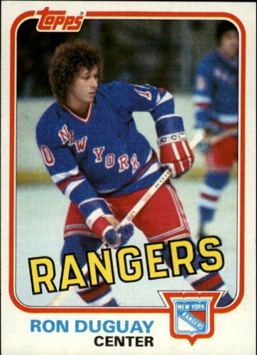 1981-82 Topps #E96 Ron Duguay NHL Hockey Trading Card