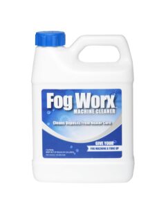 fogworx fog machine cleaner-1 quart, maintains performance and extends life of water based machines