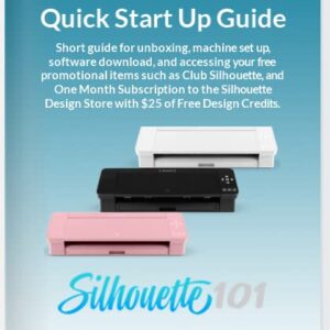 Silhouette Cameo 4 Extras Bundle with Extra AutoBlade, Tool Kit, Cutting mat and PixScan. Silhouette Handbook,10 Extra Designs - Black Edition