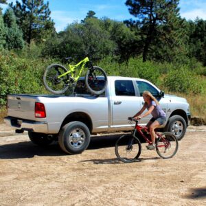 Let's Go Aero Half Nelson 2-Bike Truck Bed Mount V-Rack Carrier