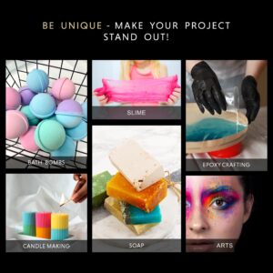 Chameleon Mica Powder for Epoxy Resin - 52 Colors Set - 0.10 Oz (3gr) - Mica Pigment for Resin Art, Soap Making, Epoxy, Slime & Candle Dye - Mica Powder, Lip Gloss, Eye Shadow