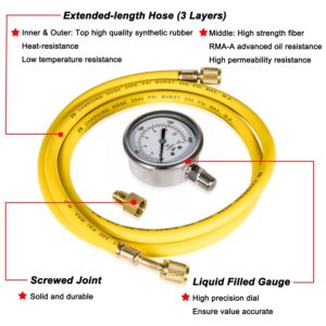 Bonbo Fuel Pressure Test Kit for 6.0L Powerstroke Diesel 2003-2007 F-Series (F250 F350 F450 F550) E-Series