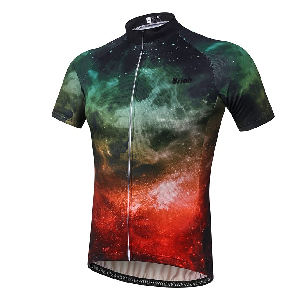 Uriah Men's Cycling Jersey Short Sleeve Bright Universe Size M(CN)