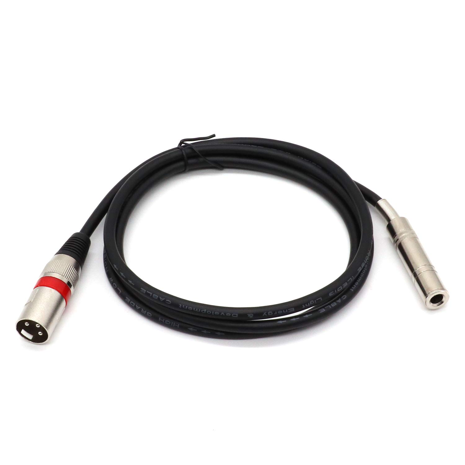 SiYear 6.35 mm 1/4" Female to XLR Male Adapter Cable,Quarter inch TS/TRS to XLR 3 Pin Interconnect Cable (5Feet-1.5M)