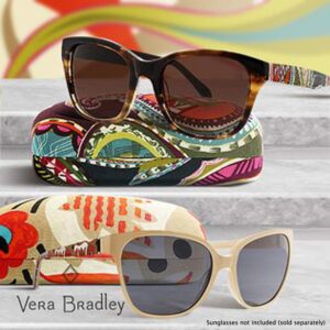 Vera Bradley Sunglasses Clamshell Case, Pretty Posies (Sunglass Case)