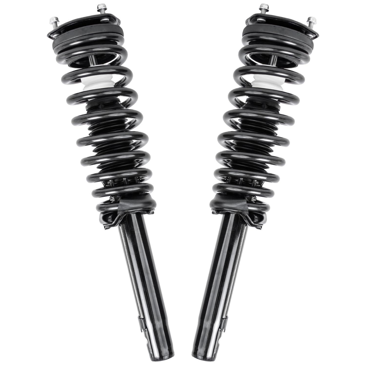 Detroit Axle - Struts Shocks for 2.5L 2010 2011 2012 Ford Fusion 10 11 Mercury Milan Complete 2 Front Struts with Coil Spring 2 Rear Shock Absorbers Replacement Ready Struts Assembly