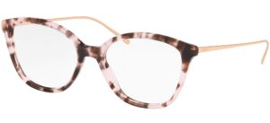 prada conceptual pr11vv eyeglass frames roj1o1-53 - pink pr11vv-roj1o1-53