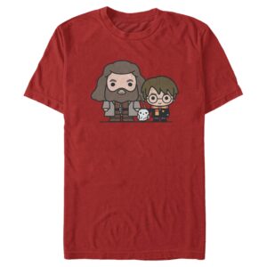 harry potter men's besties t-shirt, 2x-large, red