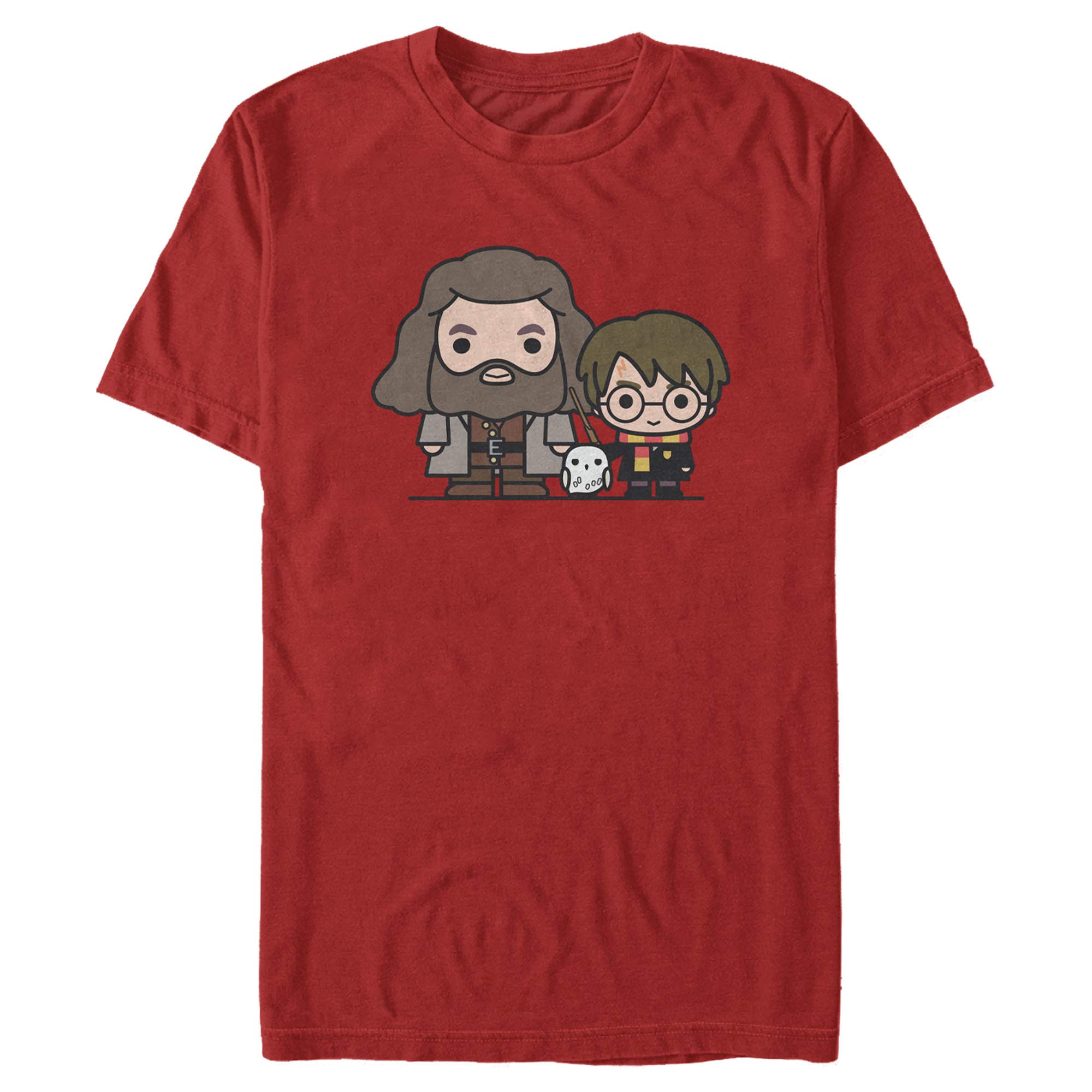 Harry Potter Men's BESTIES T-Shirt, 2X-Large, Red