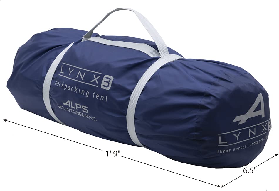 ALPS Mountaineering Lynx 3-Person Tent, Gray/Navy