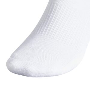 adidas Originals Mixed Graphics Cushioned Crew Socks (3-Pair) -Discontinued, White/Black/Energy Orange, Large