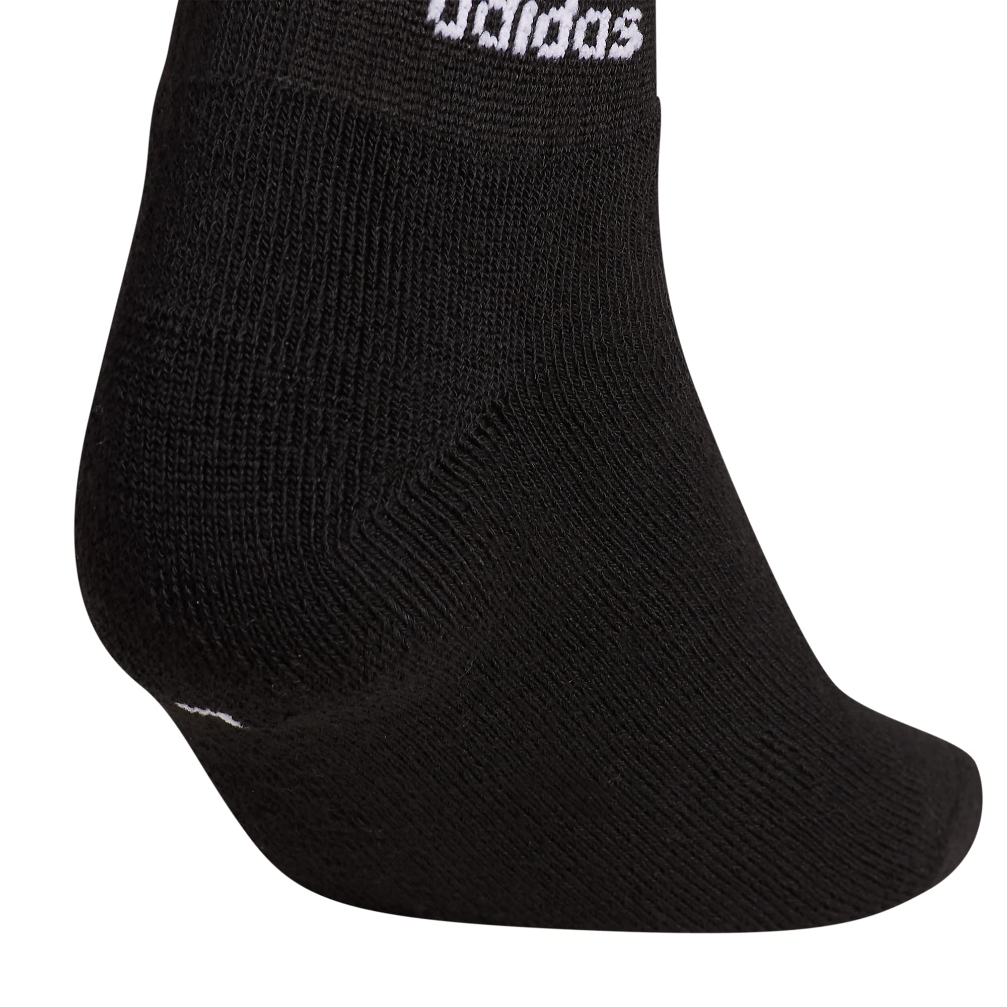 adidas Originals Kids-Boy's/Girl's Trefoil Cushioned Quarter Socks (6-Pair), White/Black, Large