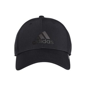 adidas mens Gameday 3 Structured Stretch Fit Baseball Cap, Black, Small-Medium US