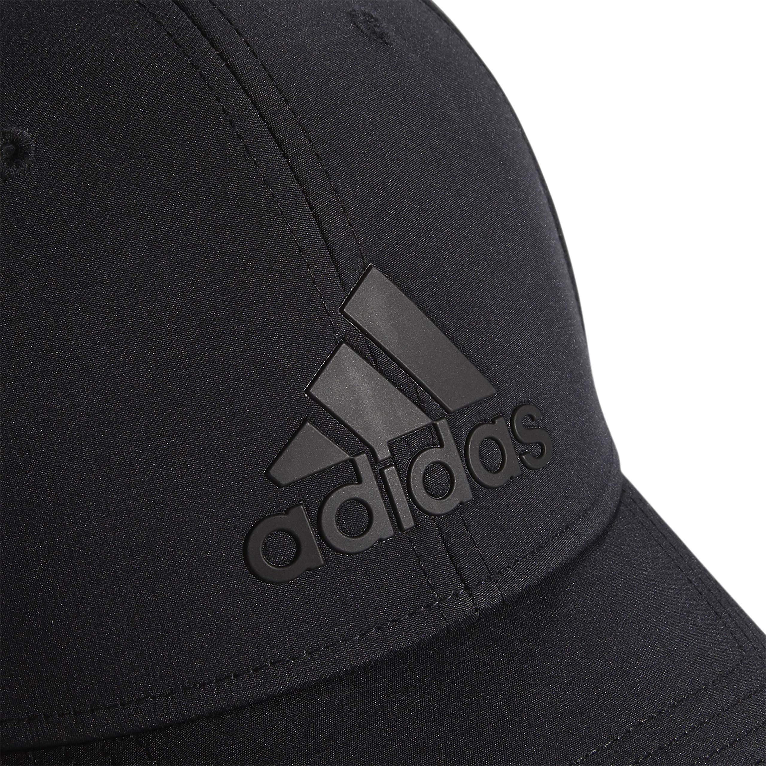 adidas mens Gameday 3 Structured Stretch Fit Baseball Cap, Black, Small-Medium US