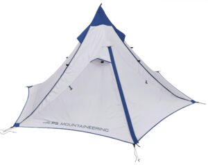 alps mountaineering trail tipi 2-person tent - gray/navy