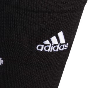 adidas Unisex Adizero Football Cushioned Crew Socks (1-Pair), Black/White, Large