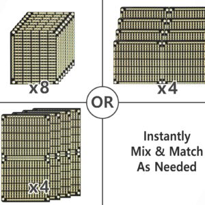 ElectroCookie PCB Prototype Board, Snappable Strip Board with Power Rails for Electronics Projects Compatible for DIY Arduino Soldering Projects, Gold-Plated, 3.8"x3.5" (2 Pack, Matte Black)