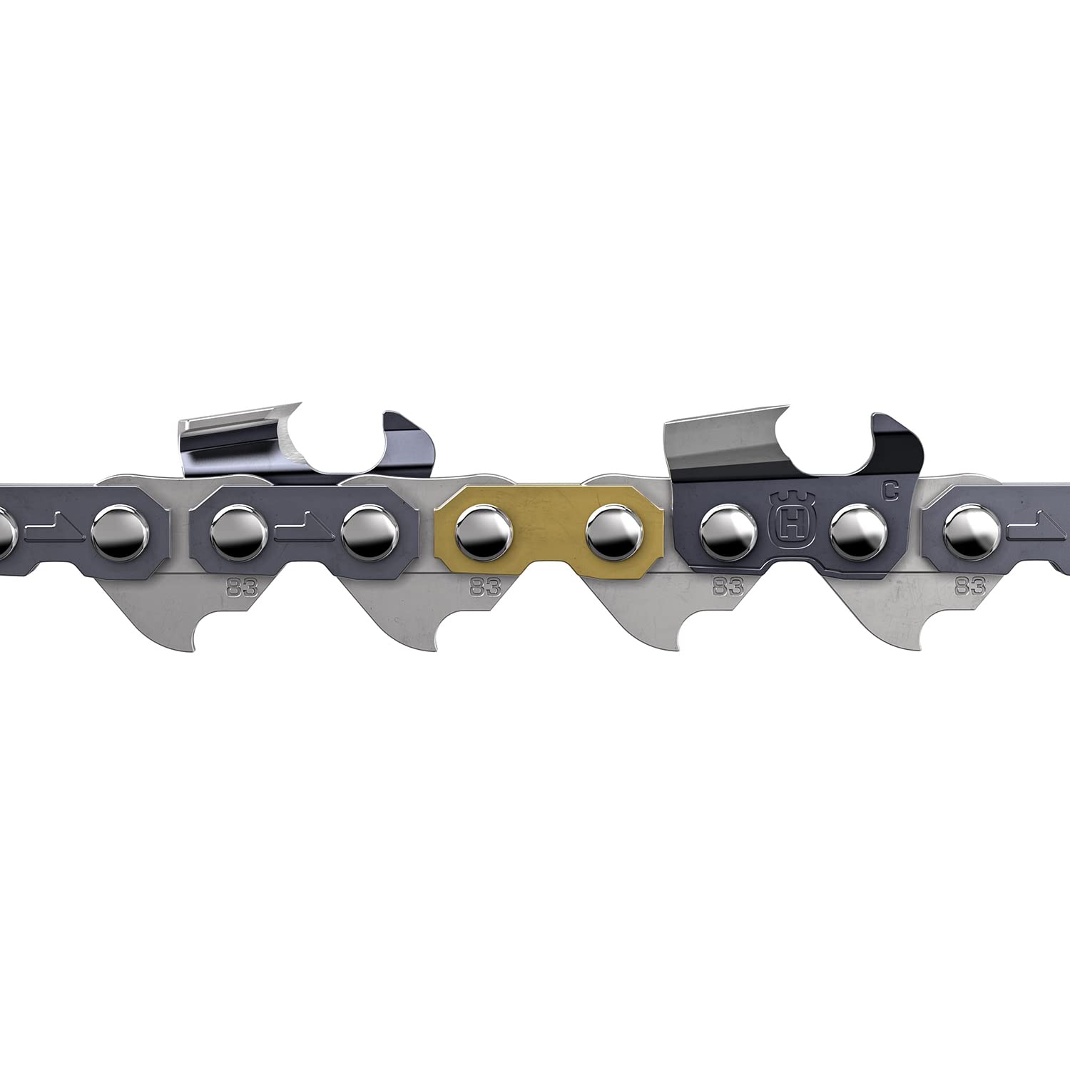 Husqvarna X-Cut C83 24 Inch Chainsaw Chain, 3/8" Pitch, .050" Gauge, 84 Drive Links, Genuine Husqvarna Chainsaw Blade Replacement with Low Stretch and Low Vibration, Gray