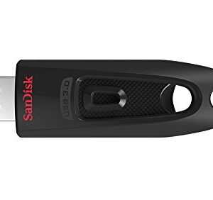 SanDisk 16GB Ultra USB 3.0 Flash Drive - SDCZ48-016G-GAM46, Black